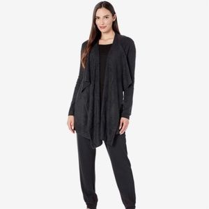 Barefoot Dreams Bamboo Chic Lite Black Cardigan
